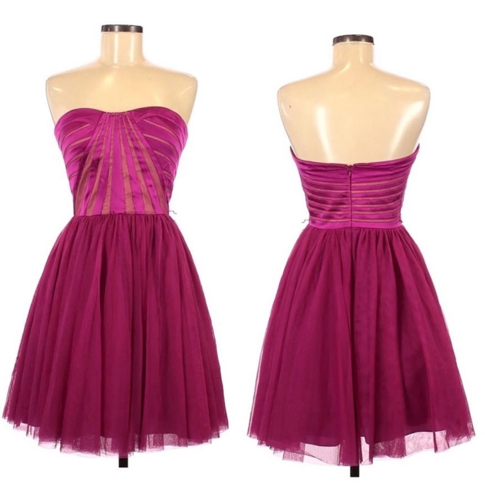 Strapless Aidan Mattox Party Dress